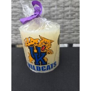 University Of Kentucky Wildcats Candle Collectors Series  Officially Licensed 4"